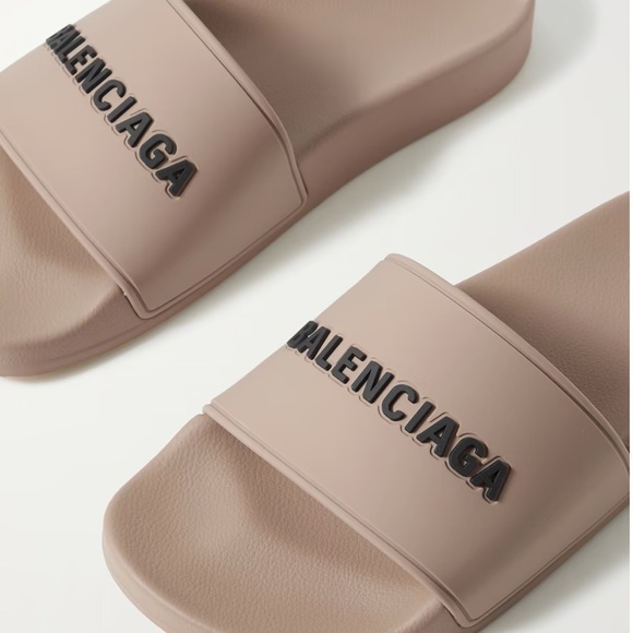 💯- New Authentic Balenciaga Logo Sport Slide Welded logotype pops in texture - Picture 5 of 17